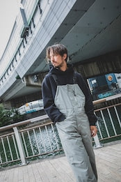 冬を遊ぶ最強のサロペット|防寒・防水・暴風! 釣り、バイク、キャンプ、雨の日の自転車も【黒・セージグリーン・パープル】