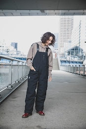 冬を遊ぶ最強のサロペット｜防寒・防水・暴風！ 釣り、バイク、キャンプ、雨の日の自転車も【黒・セージグリーン・パープル】