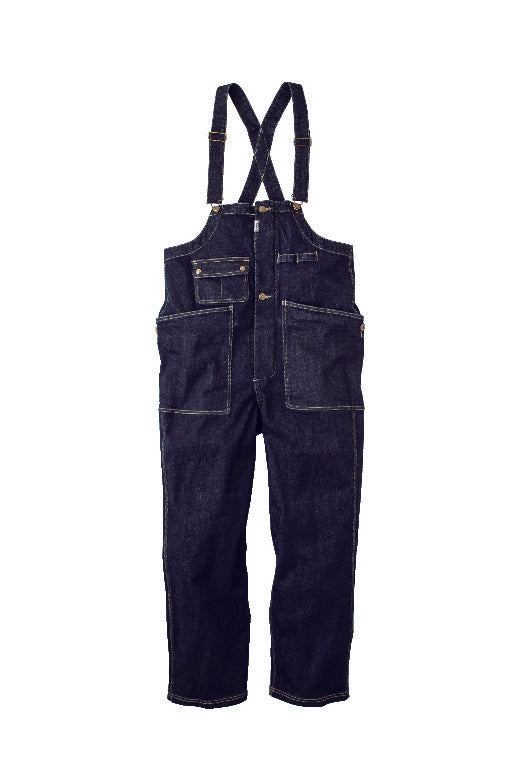 【ワンウォッシュ｜ブラックネイビー】最強のアウトドア用オーバーオール｜動きやすい＆大容量収納＆トイレ機能でストレスレスに遊ぶ