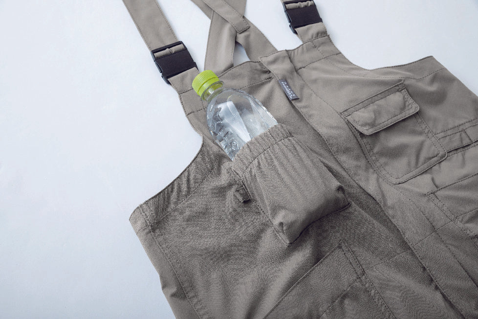 【軽やか＆涼感快適】最強オーバーオール｜街でもアウトドアでも活躍するトイレ快適デザイン