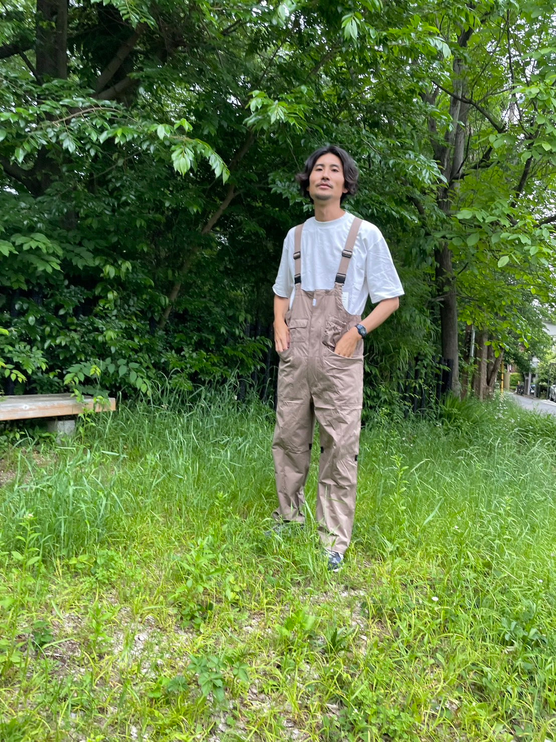 【軽やか＆涼感快適】最強オーバーオール｜街でもアウトドアでも活躍するトイレ快適デザイン