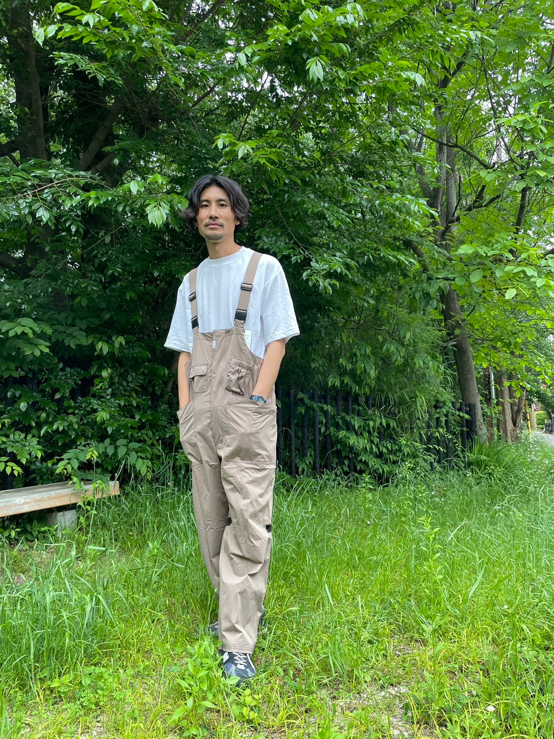 【軽やか＆涼感快適】最強オーバーオール｜街でもアウトドアでも活躍するトイレ快適デザイン